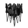 Gazebo pieghevole - Tourtecs 3x6m - Nero - Impermeabile - Resistente ai raggi UV - Struttura in acciaio zincato