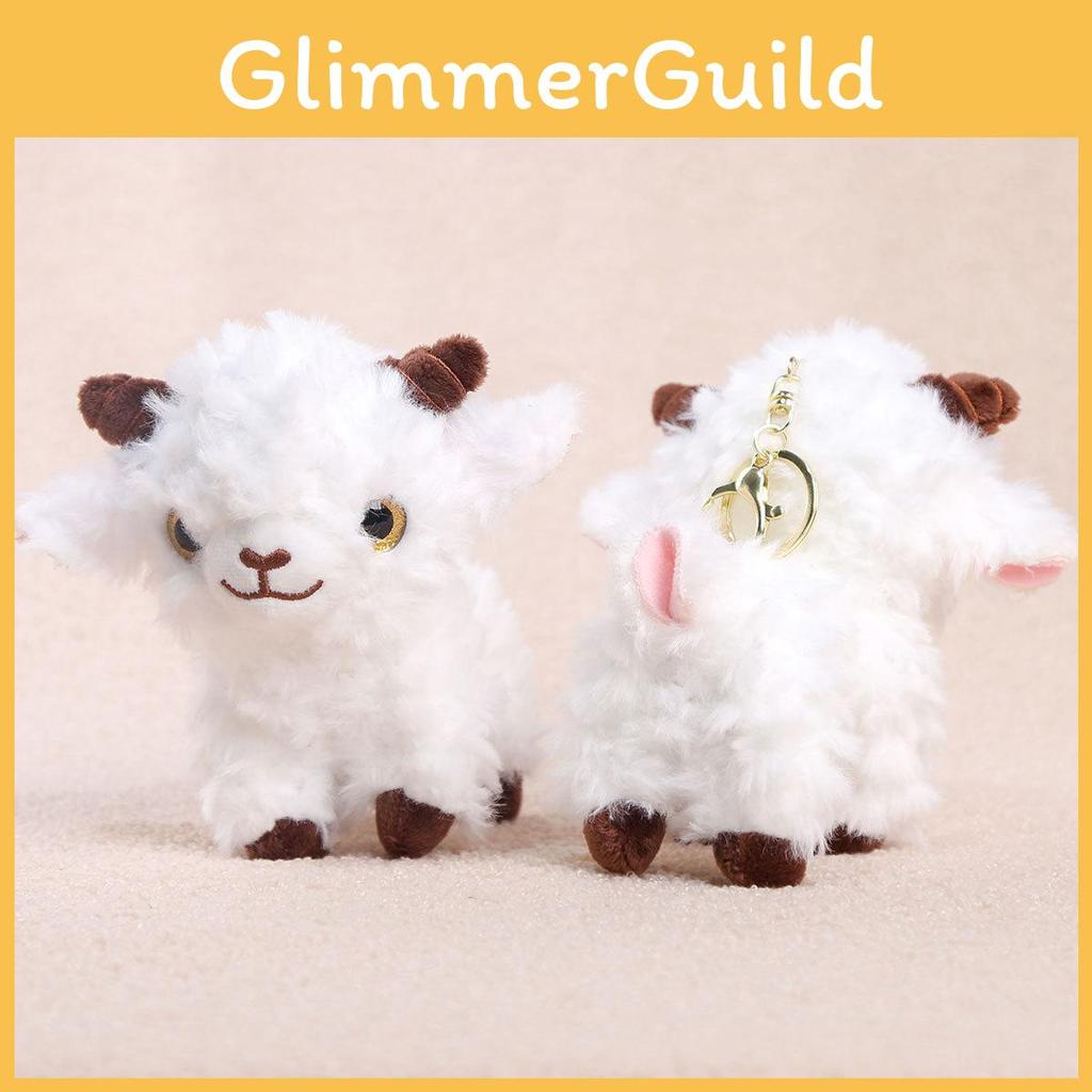 Small Sheep Plush Doll With Pp Cotton Filling And Hanging Keyring For Kids And Teens