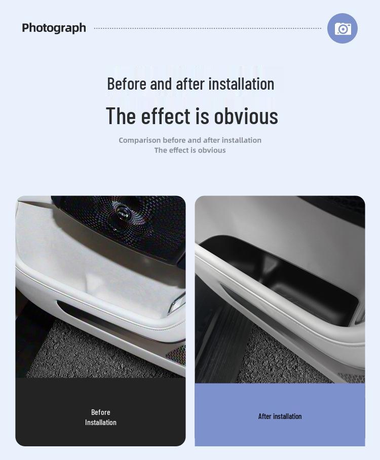 Zeekr 9X Car Door Storage Box Mat – Interior Decoration Accessory