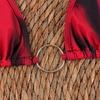 Sexy Print 3-teilige Bikinis Damen Badeanzug Bademode Badeanzug Strandbekleidung mit langem Rock Bikini-Set Biquini Weiblich