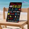 1 Stück Disney Cruise To-Do-Liste Metallschild, Vintage Eisen Wandbehang Dekorative Plakette, 20,32x30,48 cm, Lustige Country-Kunst, Aus