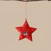 Double-sides Painted Drop Ornaments Nordic Embellishment Gift Christmas Hanging Pendants  Festival
