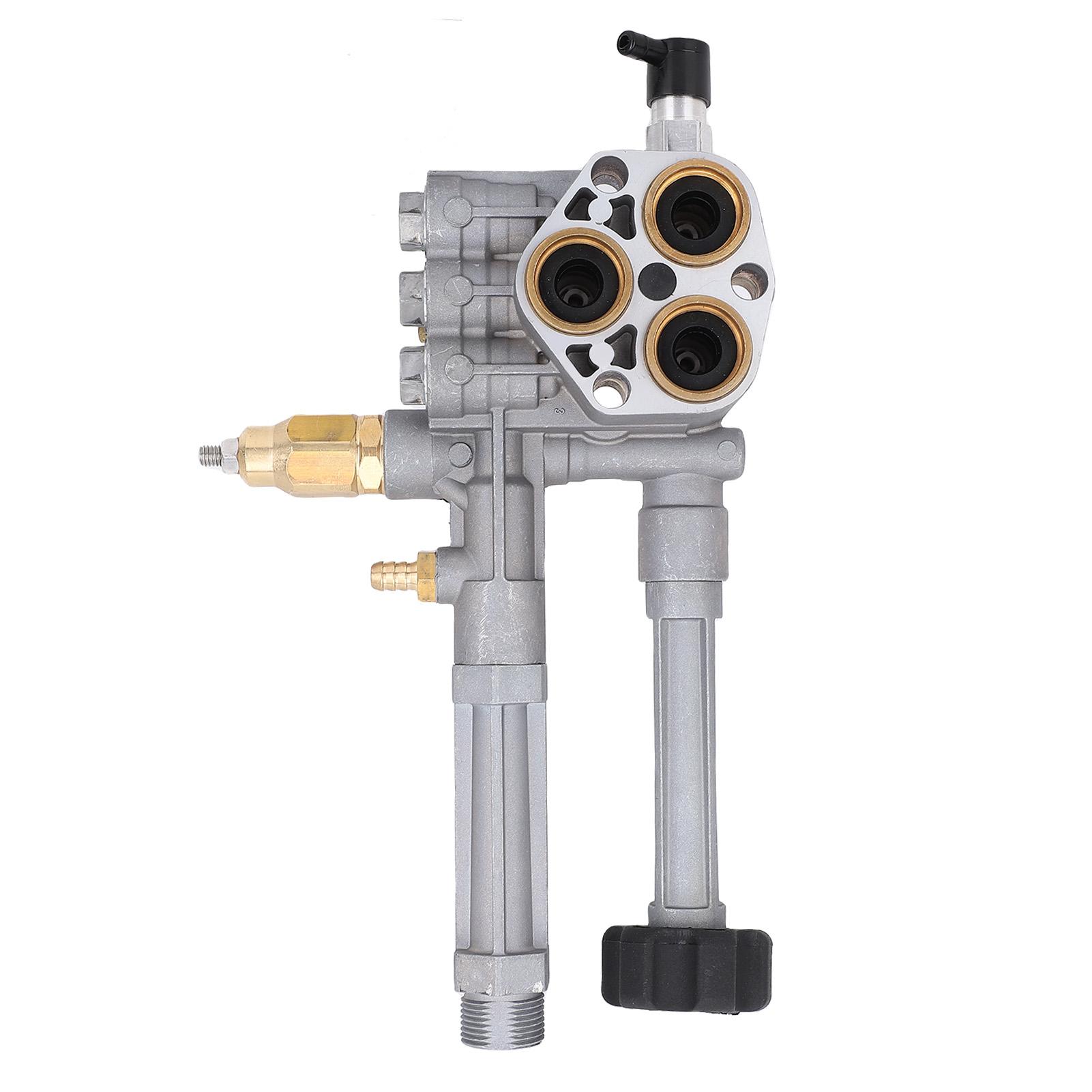 

Головка насоса мойки высокого давления в сборе из алюминиевого сплава, замена для насосов AR43361 SRMW2.3G28 SRMW2.4G28 с предохранительным клапаном