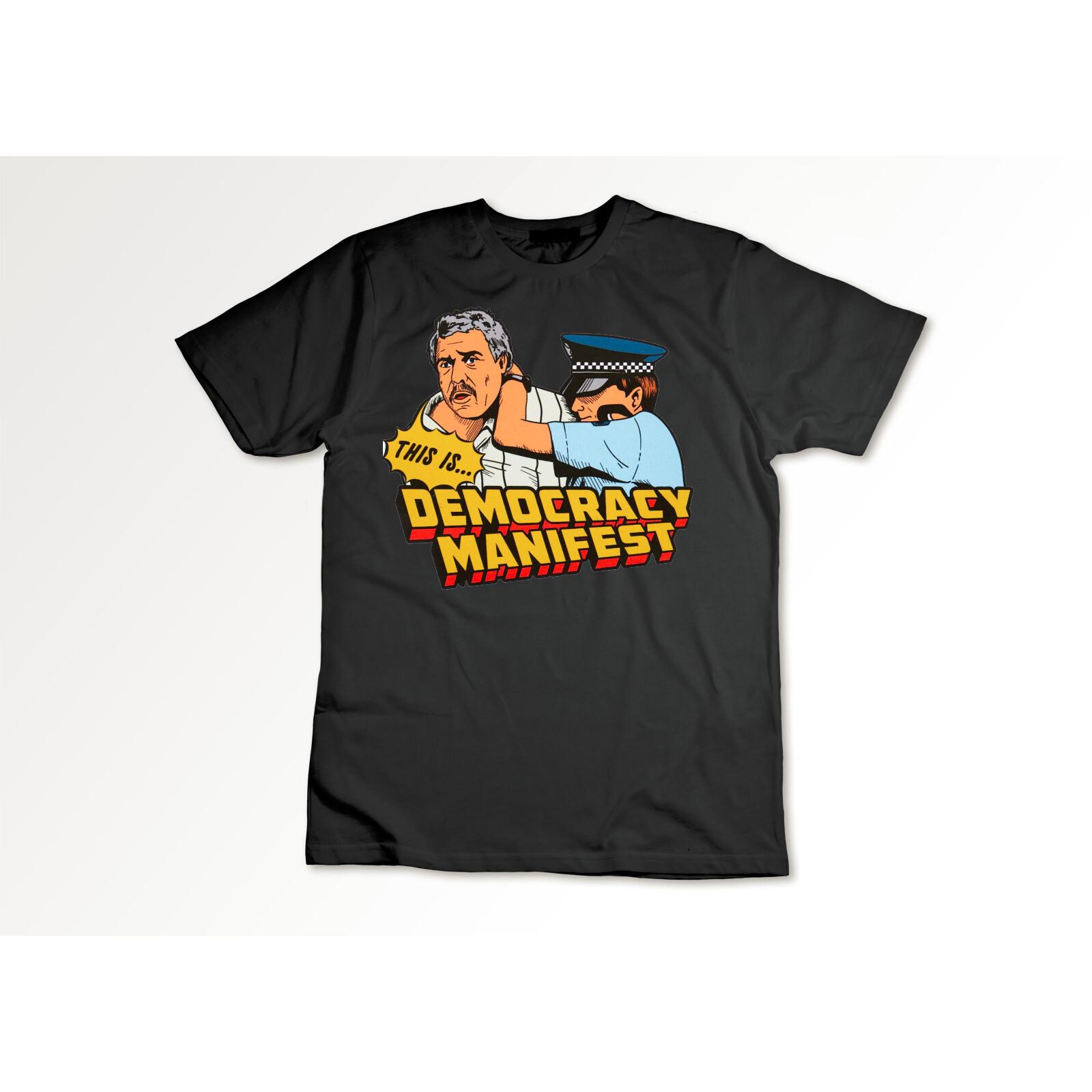 This is Democracy Manifest UK Graphic T-Shirt Succulent Chinese Meal T Shirt Tee XL