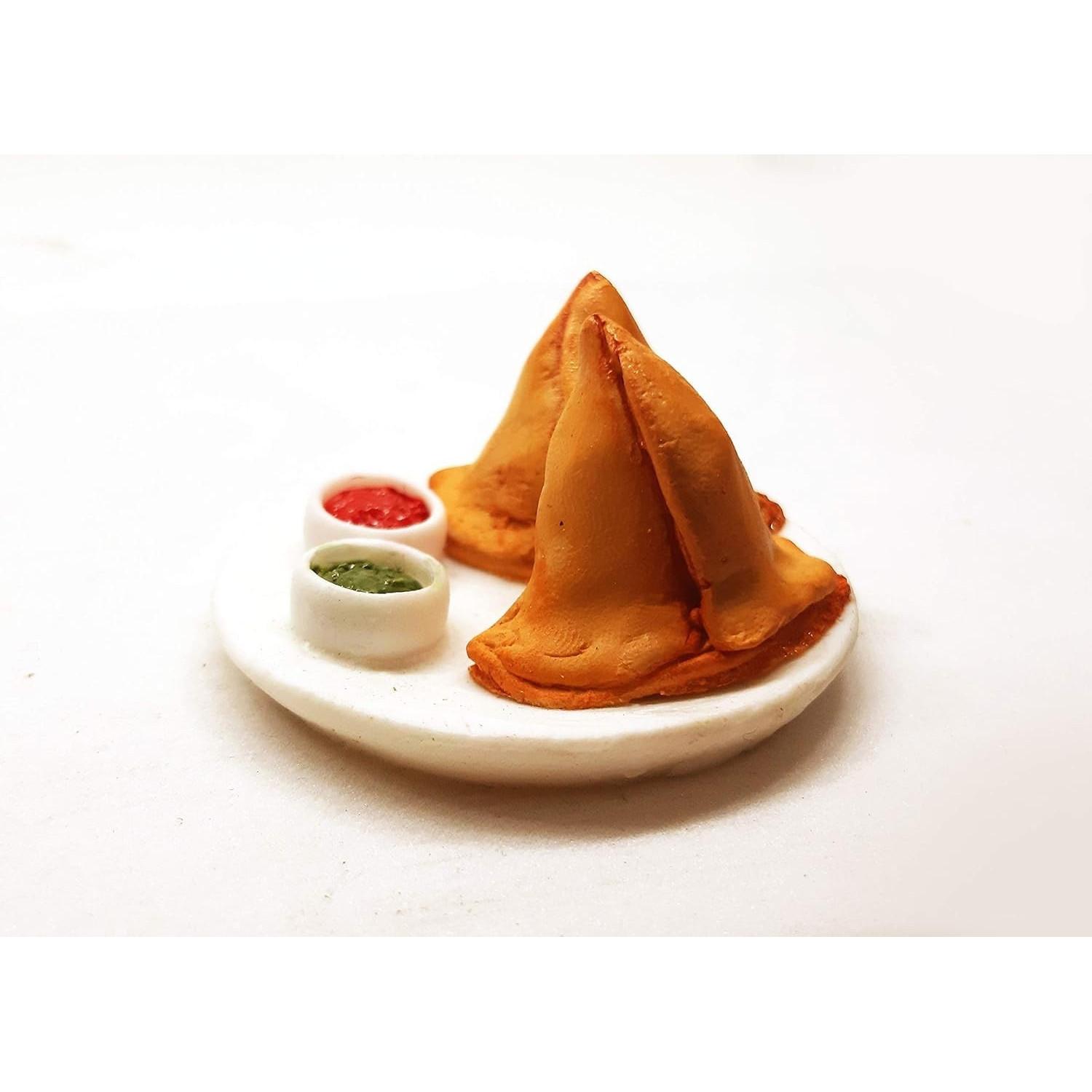 

@ Samosa Fridge Magnet Miniature Food 3D For Gift Zr-2905-60%Off