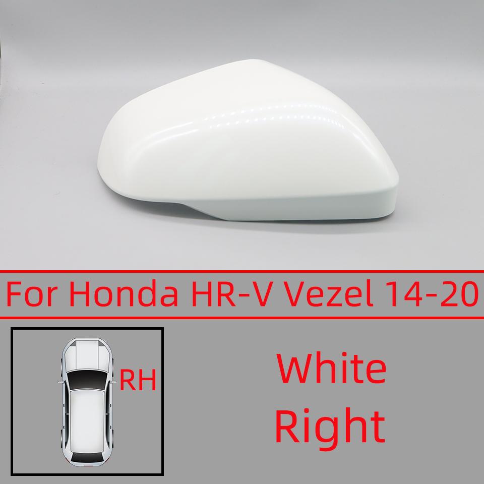 Car Accessories For Honda HR-V Vezel 2014-2020 RU Rearview Mirror Cover Cap Lid Shell Housing Cap Painted White Sliver Red