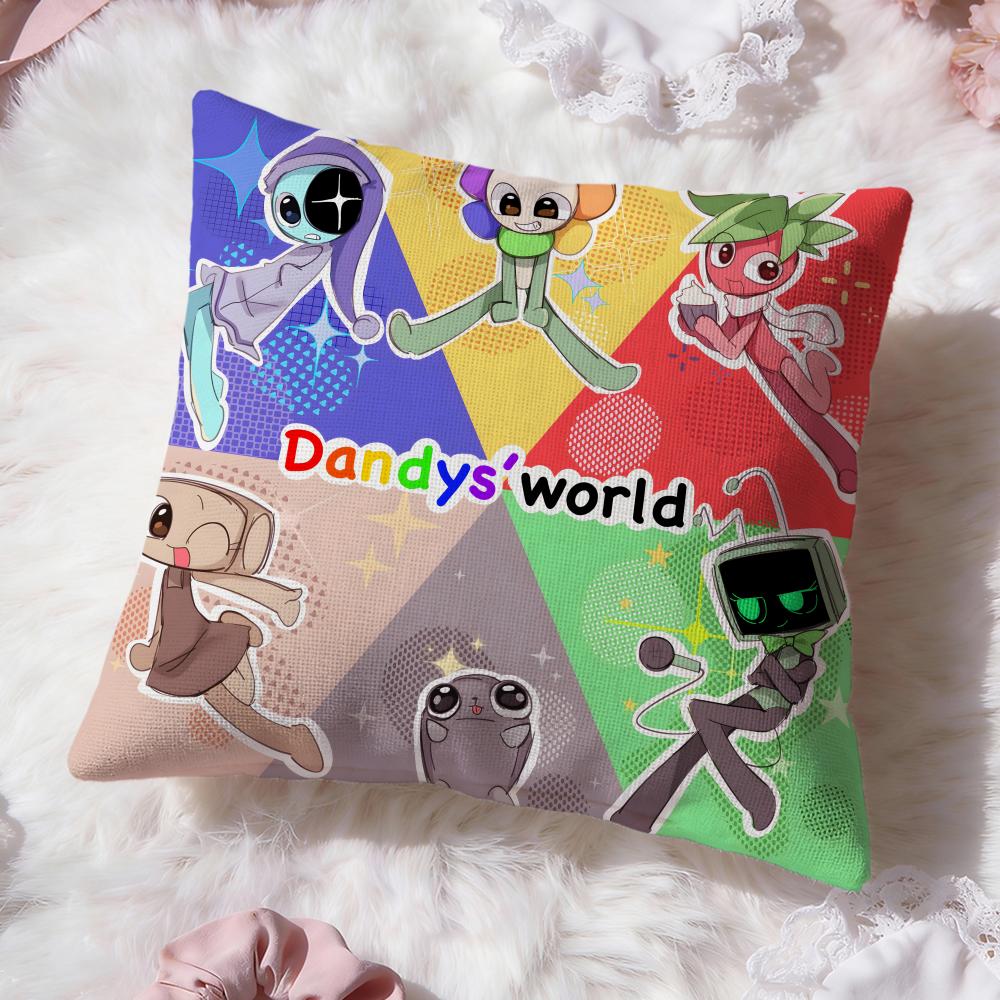 game cute d-Dandys World Cushion Cover Premium Comfort Reversible Pillow Cove -Two in One Design for Any Room & Car Interior