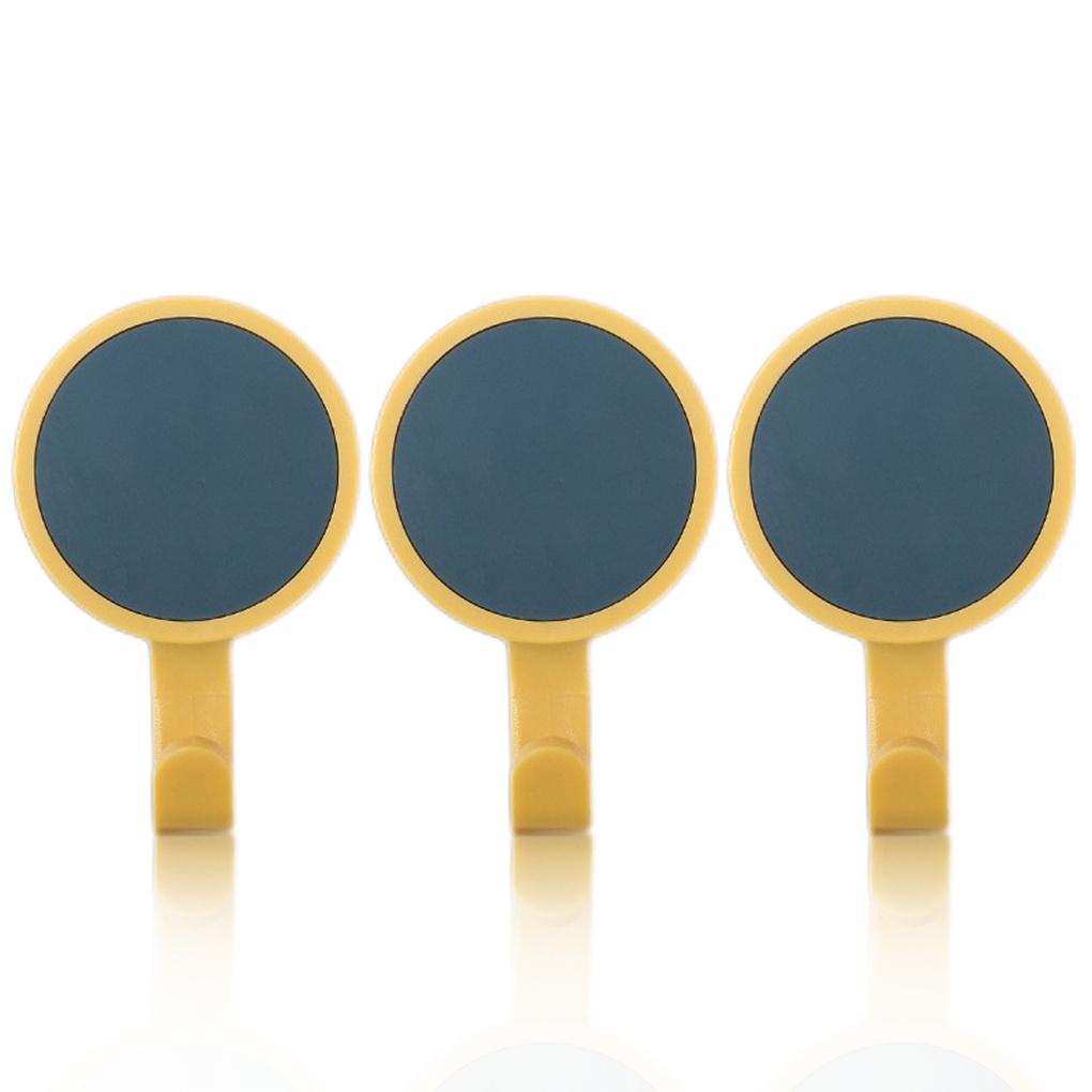 

Pack of 3 Hanger Portable 360 Degree Rotatable Round Self-adhesive Punch-free Bathroom Kitchen Wall Heavy Duty Hook темно-синий