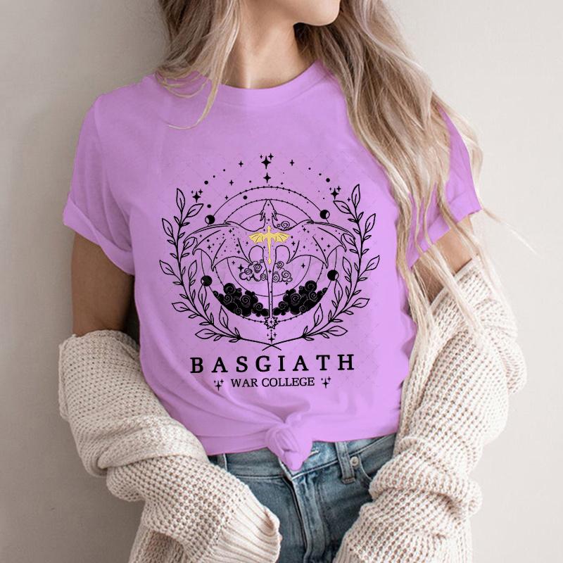 Funny Vintage Dragon Graphic Tshirt Women Fashion Onyx Storm Tshirt Summer Book Trend Short Sleeve FeUnisex Onyx Storm Shirt Tees