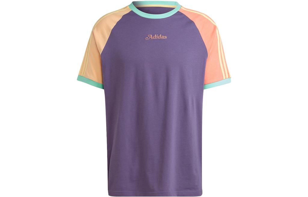 Adidas Originals Raglan Sleeve T Shirt Men's Technology Purple IT8189