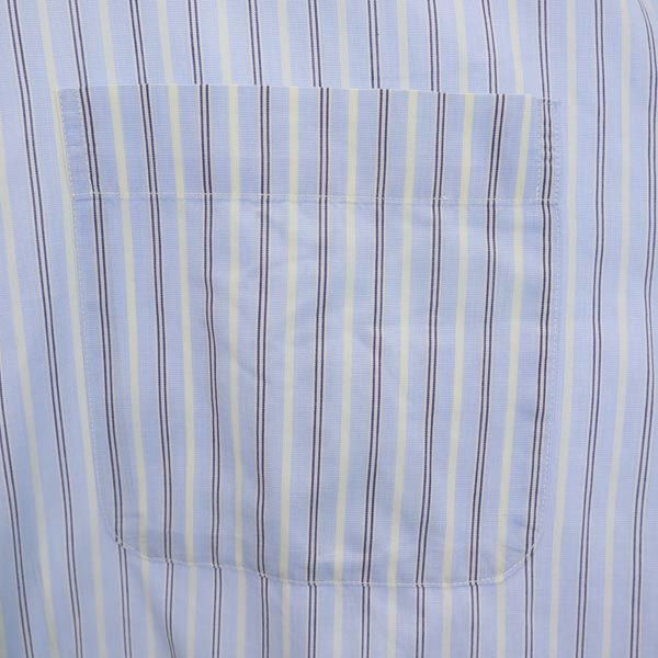 KENZO HOMME Striped Pattern Long Sleeve Shirt 3 Blue Men's Used