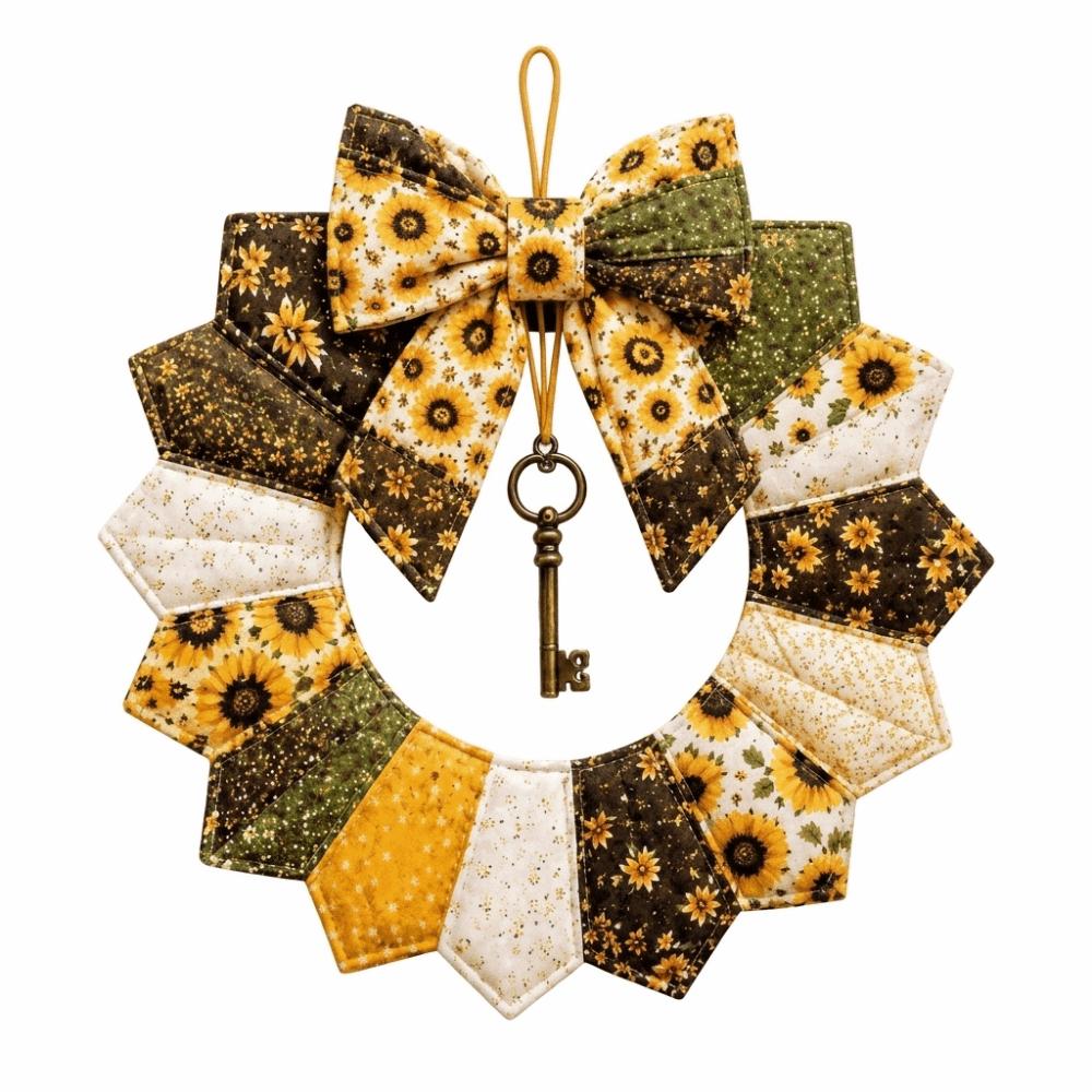 Pre-Cut Fabric Strips Fabric Poke Wreath DIY Kit Christmas Wreath Making Set Beginner-Friendly