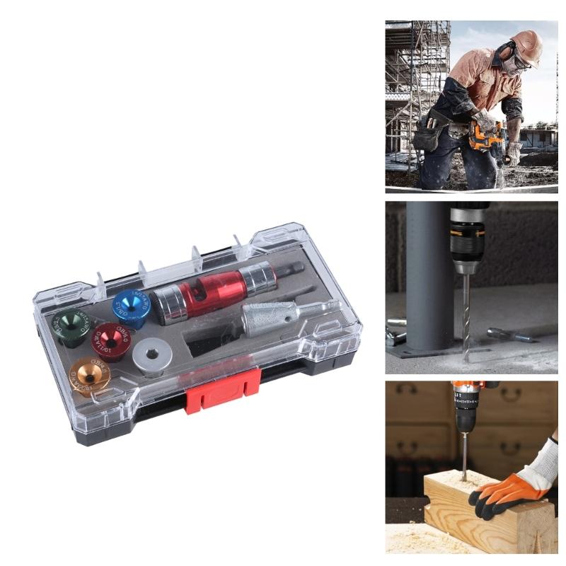 Easy To Use Drill Operated Wire Stripper, Professional Grade Aluminum Alloy Cable Stripping Tool With Precisions Control