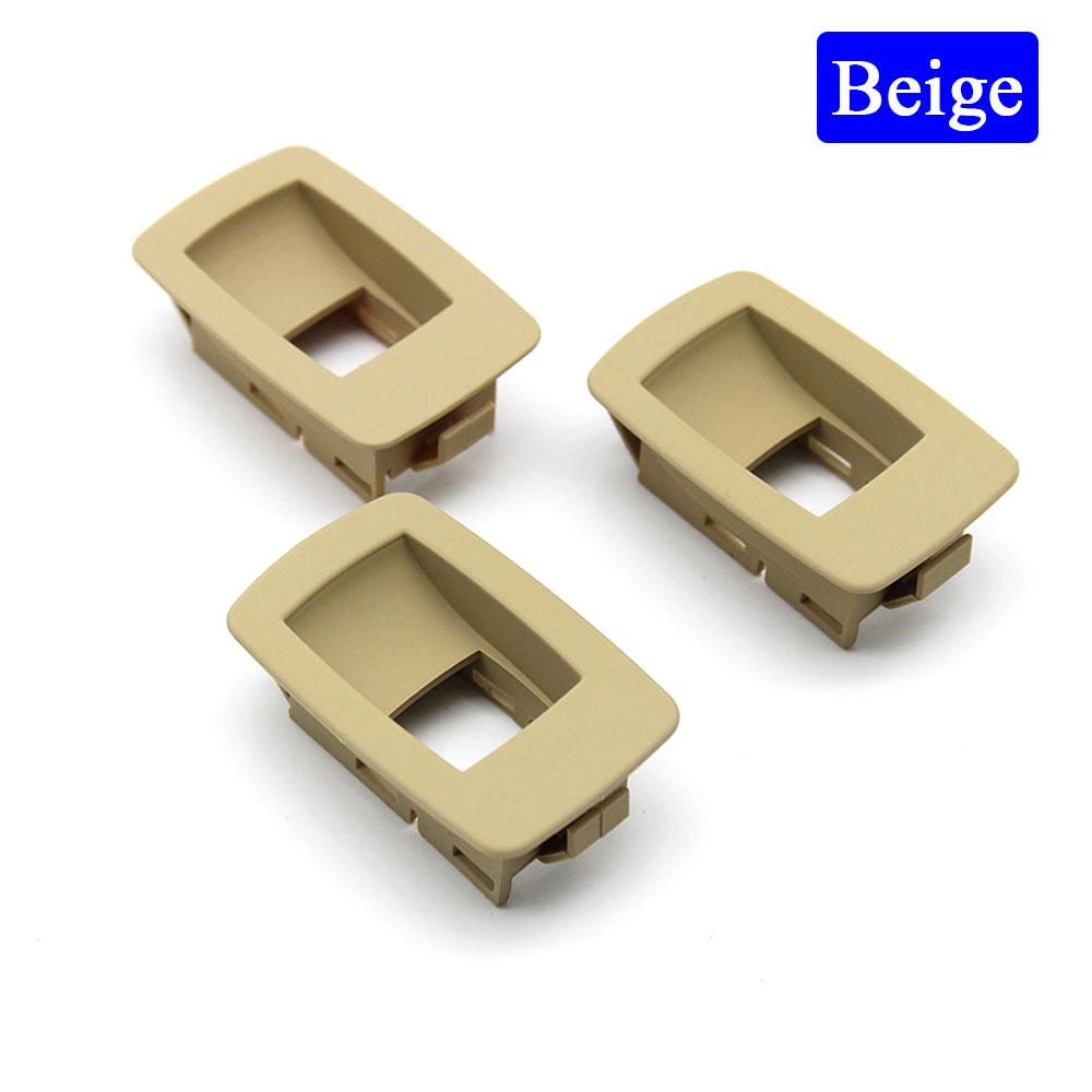 Car Front Rear Paasenger Door Window Switch 3PCS Cover Panel Replacement For BMW 3 Series E90 E91 316 318 320 325 328i