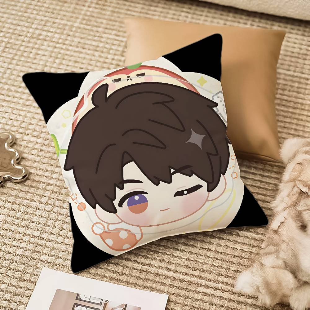 Cartoon Love And Deepspace Sylus Pillow Case Anti-dustmite Invisible Zipper Sofa Bed