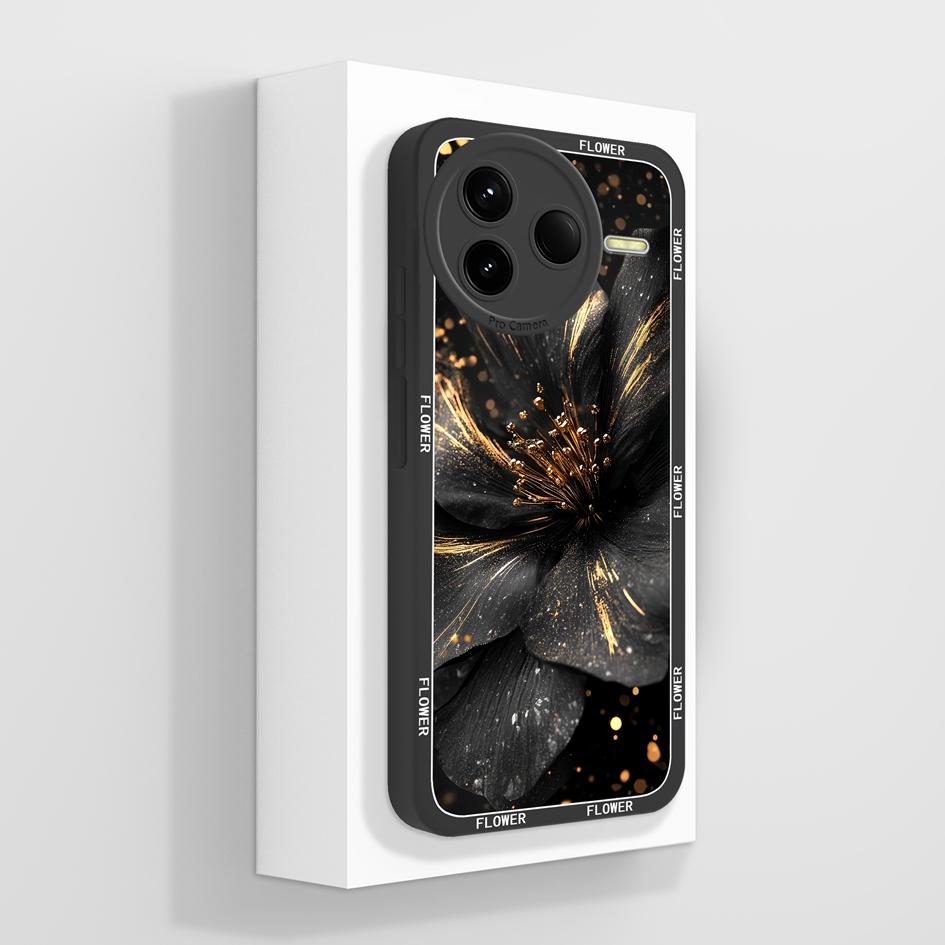 For Redmi K80 K30 K30i K30S K40 K40S K50 K60 K60E K70 K70E Pro Gaming Ultra Turbo 3 4 Case Pretty Flower Soft Silicone Shockproof Shell For Redmi Capa