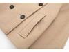 Autumn Women's Street Fashion Double-Breasted Short Woolen Coat