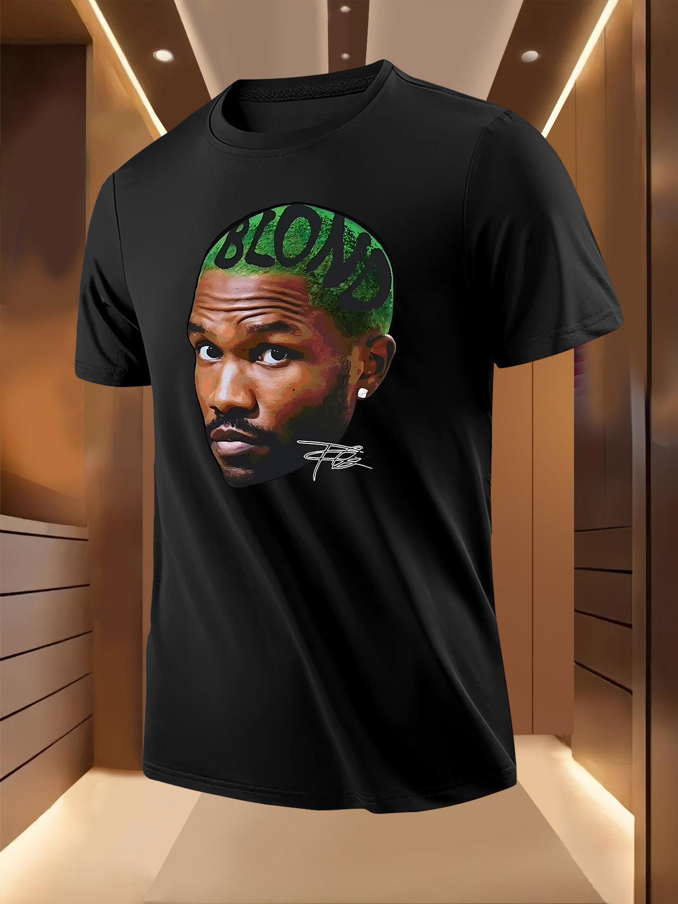 Graphic Tshirt with Green Hair And a Blonde Print S