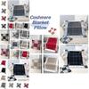 Modern And Simple Style Cashmere Blanket For Office Nap Sofa And Camping