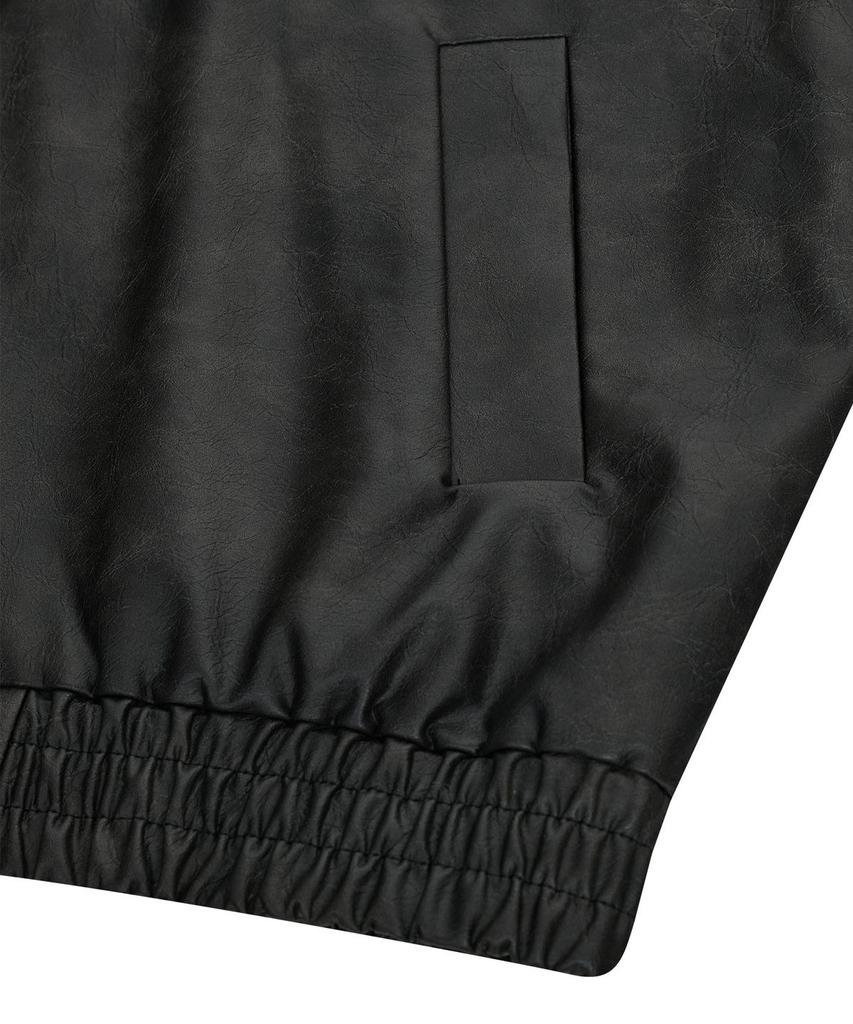 Standarderror 87-Stan009 [Vernieuwing] Standaard Blouson Leren Jas 5 Kleuren