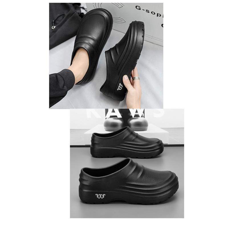 Pantofi de asigurare a muncii bărbați, cu talpă groasă, lejer, impermeabili, bucătar, pantofi de lucru, pantofi pentru bărbați și femei