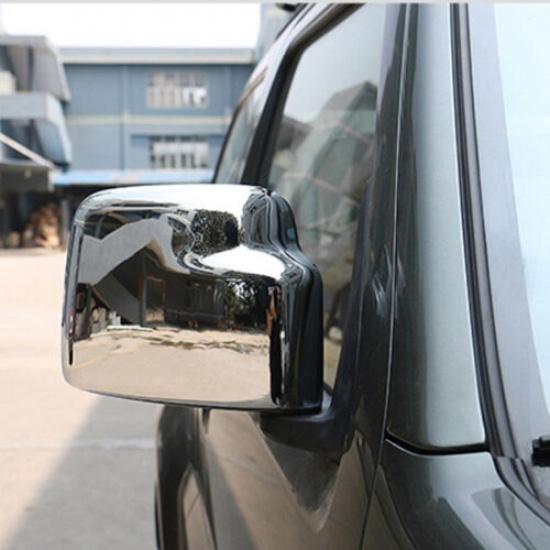 Exterior Rearview Mirror Shell Cover Trim Decor For Suzuki Jimny 2007-17 Chrome