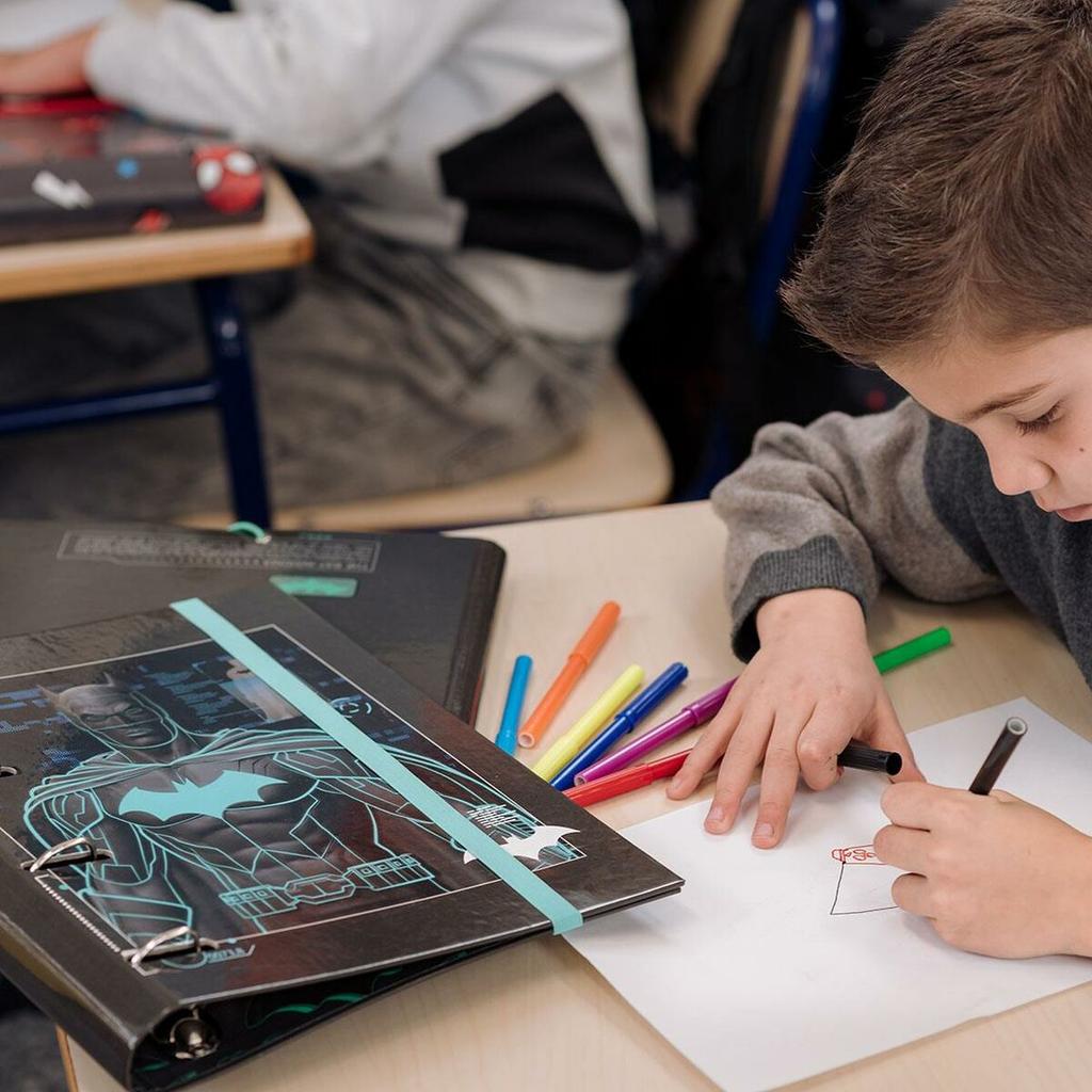 Ghiozdan școlar Batman Negru (18 x 2 x 25 cm)