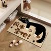 Cartoon Soft Diatom Absorbent, Stain-Resistant, Anti-Slip Bathroom Door Mat