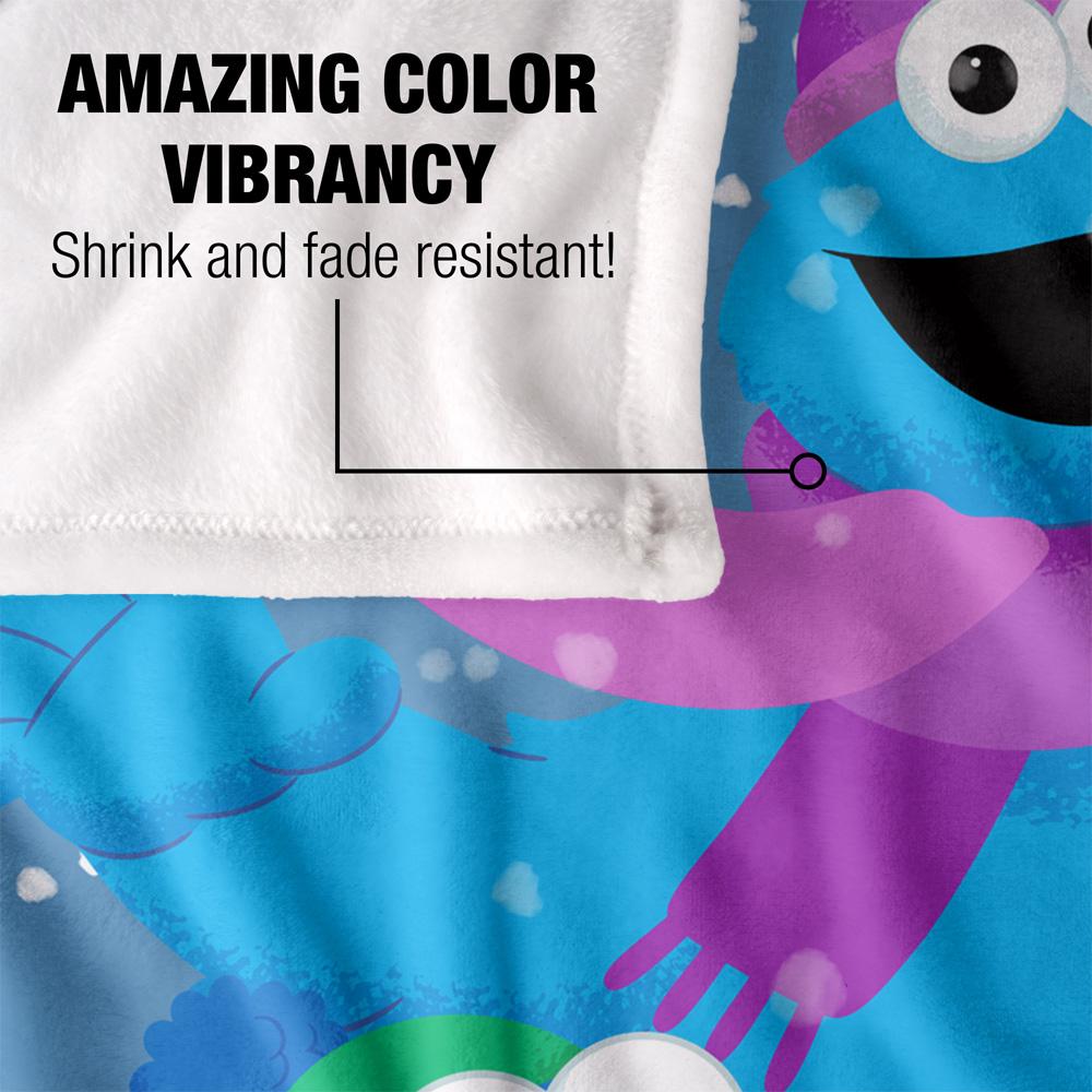 Sesame Street Furry Friends Snow Blanket