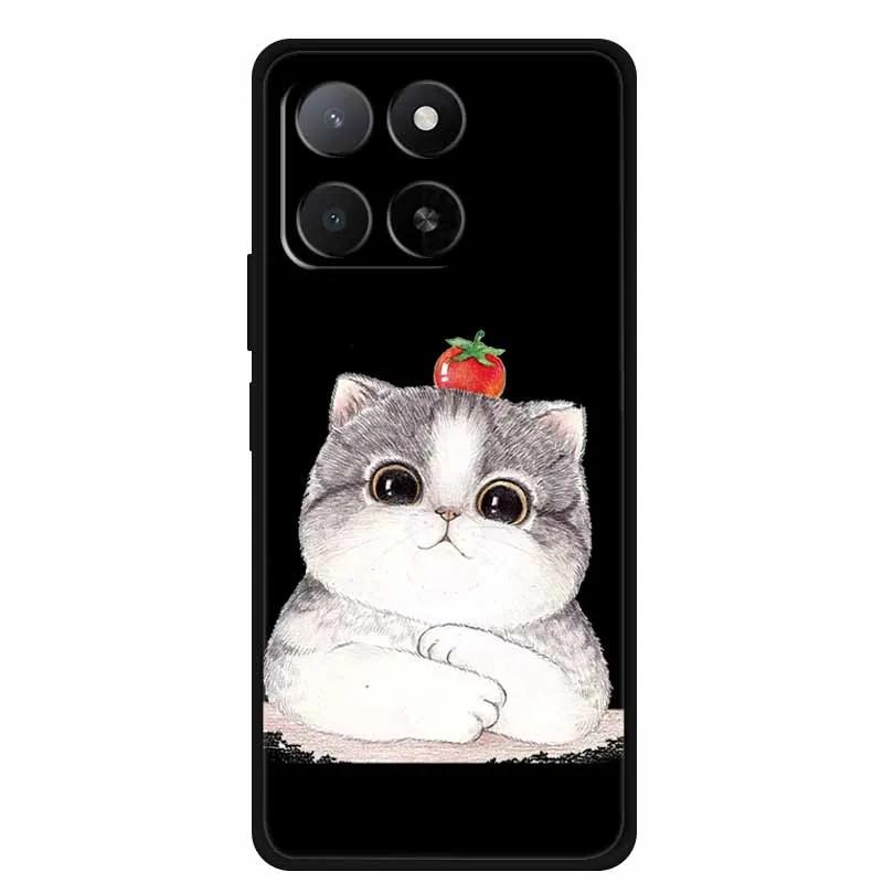 For Motorola G86 G56 Phone Case G 86 G 56 Coque Black Silicone Soft Back Cover For Motorola G86 Power Edge 60 60S Case Cartoon