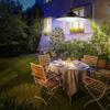 Lixada Solar Pendant Light Outdoor Indoor Hanging Light LED Shed Light Waterproof Pendant Lamp with Remote Control & Pull Cord for Garden Yard Patio