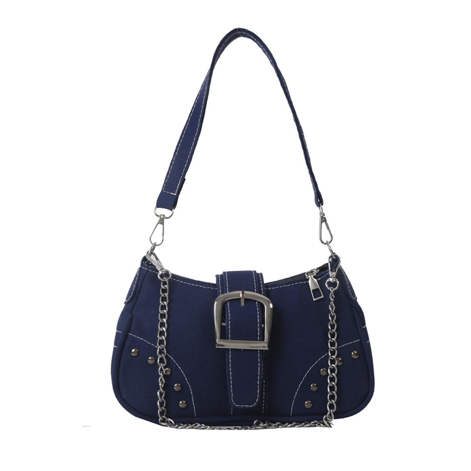 Trendy and Practical Canvas Underarm Bags Fashionable Shoulder Bag Satchel for Women Girls