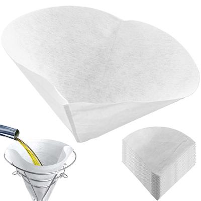 30 Pezzi Filtri a Cono per Olio Friggitrice Set Filtri per Sciroppo d'Acero Filtri Non Tessuti Coni Filtro Olio da Cucina per Accessori da Cucina
