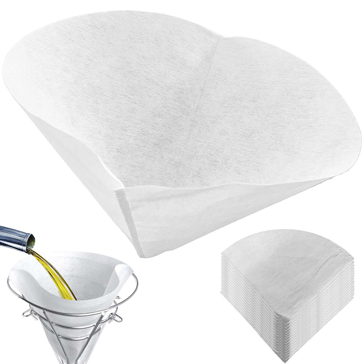 

30 Pcs Fryer Oil Filter Cone Filters Maple Syrup Filter Set Non-Woven Filters Cones Cooking Oil Filter for Kitchen Accessories