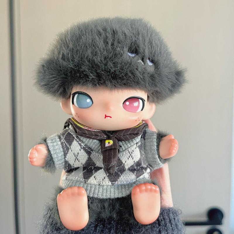 

Dimoo Newborn Diary 10cm Doll Clothes, British Plaid Vest (1st-3rd Gen) Newborn/10cm Doll Clothes (Clothes Only)