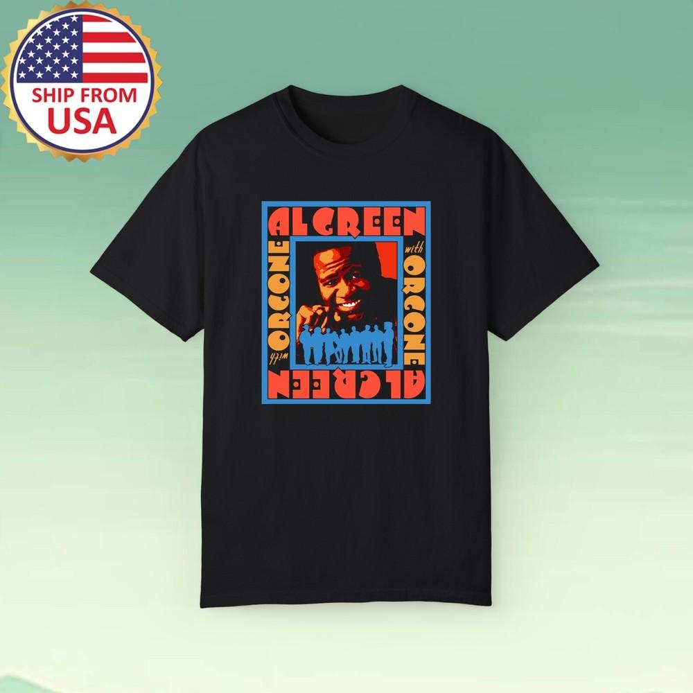 

Al Green With Orgone Men#039;s Black Size S5XL Unisex T-Shirt L