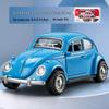 Retro Beetle Classic Alloy Toy Car with Opening Doors