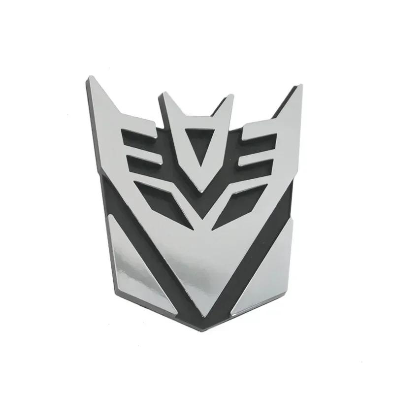 Transformerss 3D Car Stickers Decepticons Autobots Logo Badge Car Scratched Stickers Cosplay Car Decoration Accessories