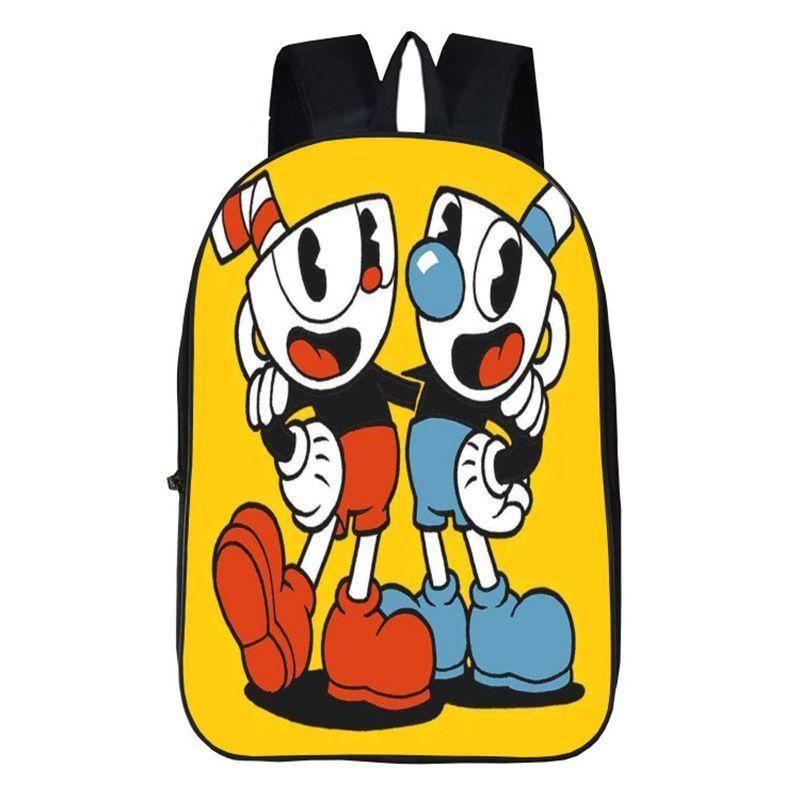 Stylish Anime 3d Print Backpack With Soft Handle For Boys And Girls