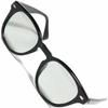 [Berkuto] Black Extract X Light Gray Sunglasses, Eyeglasses, Fashion Glasses, Fashion Glasses, Men's, Women's, Round, Square, Transparent, Tinted,