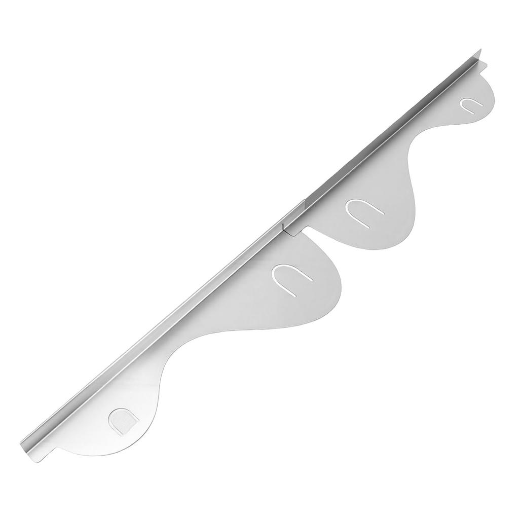 Stainless Steel Stove Counter Gaps Cover Adjustable 35 to 69.5cm Stove Gaps Guards Range Trim Kit for Kitchen Silver