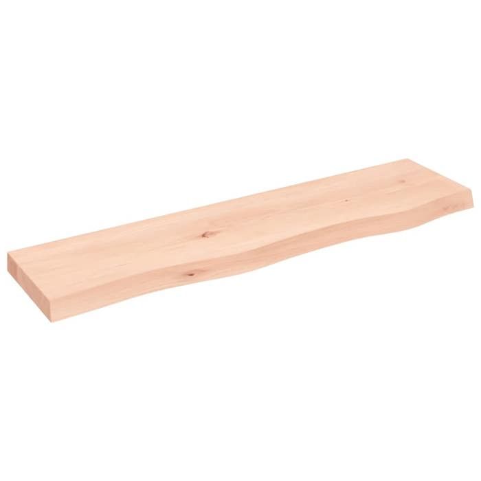 VidaXL Étagère murale 80x20x4 cm bois de chêne massif non traité 363540