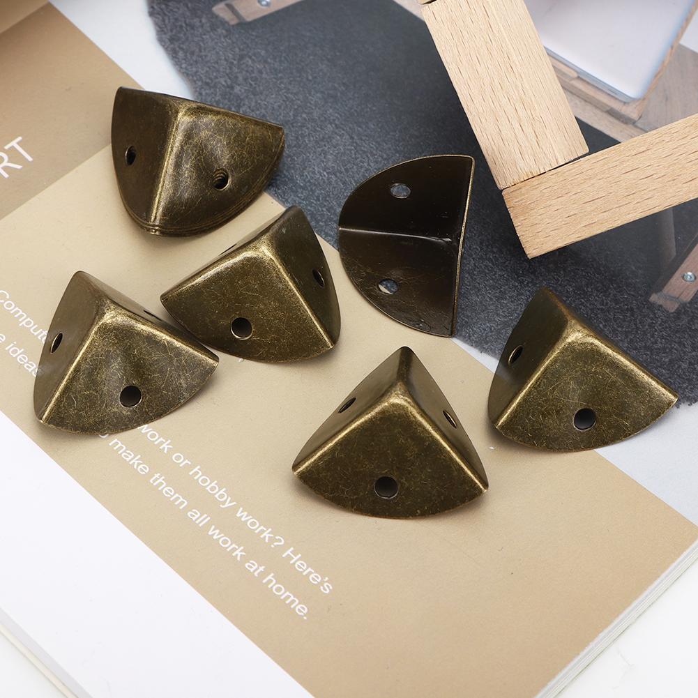 20pcs Antique Box Protection Corner Case Edge Guard Bronze Corner Cover 26 X 26mm20pcs