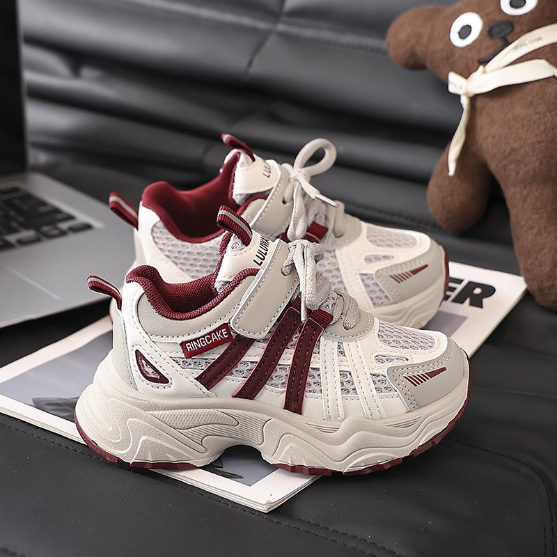 

2025 spring and summer new student sports shoes middle and older children s sports shoes mesh dad shoes manufacturer EVA sole 26