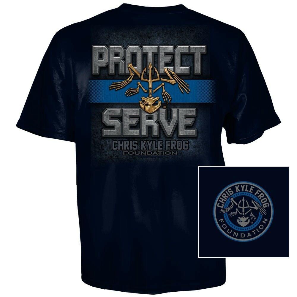 

Футболка Chris Kyle Frog Blue Line M Темно-синяя S