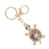 Cute Keychain Elegant Style Durable Tortoise Design Bright Colors Pendant for Car KeysWhite