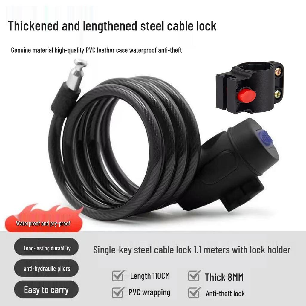 "Anti-Theft Five-Digit Combo Lock for Bikes and Electric Motorcycles"