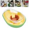 Avocado Pet Feeder Bowl, Pet Feeding Bowl Plastic Dog Feeder Slow Food Dispenser Toy for Dogs Cats