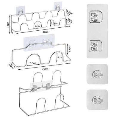 Wall Mounted Slipper Storage Rack Hanging Shelf Shoes Organizer Holder Hook
