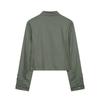 European and American style French women's clothing button decoration Napoleon splicing top short jacket + low-rise shorts
